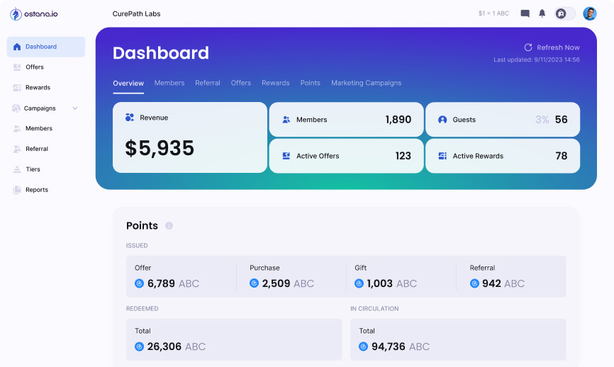 Loyalty engagement software